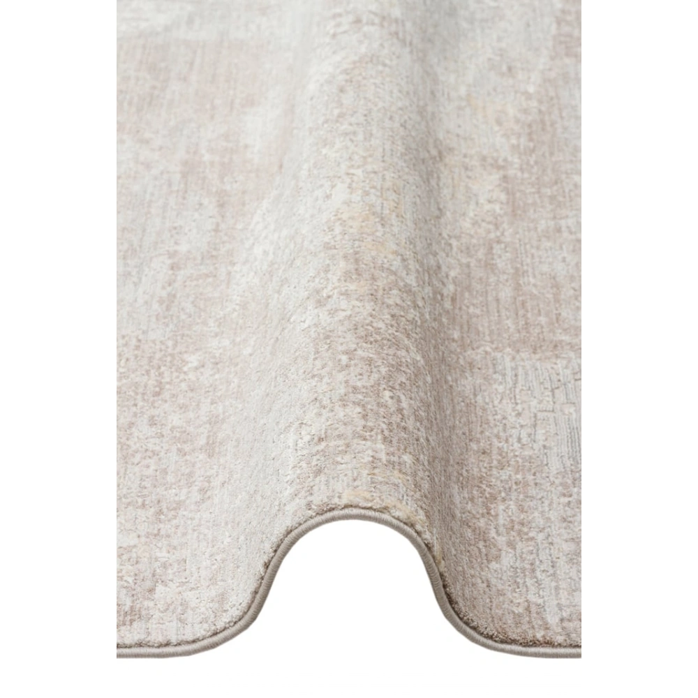 Eko Halı Mahal Mood 01 Grey Beige Polyester Akrilik Klasik Desenli Premium Salon Halısı