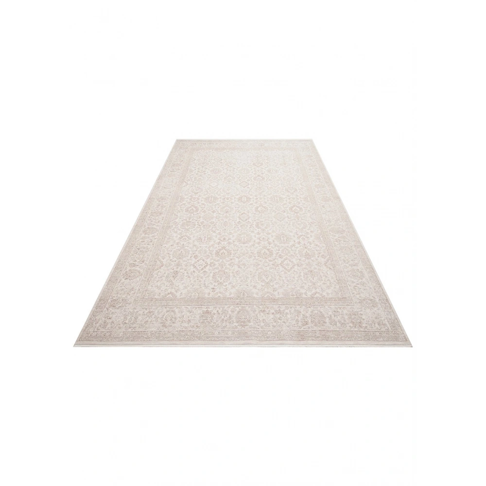 Eko Halı Mahal Mood 03 Cream Beige Polyester Akrilik Klasik Desenli Premium Salon Halısı