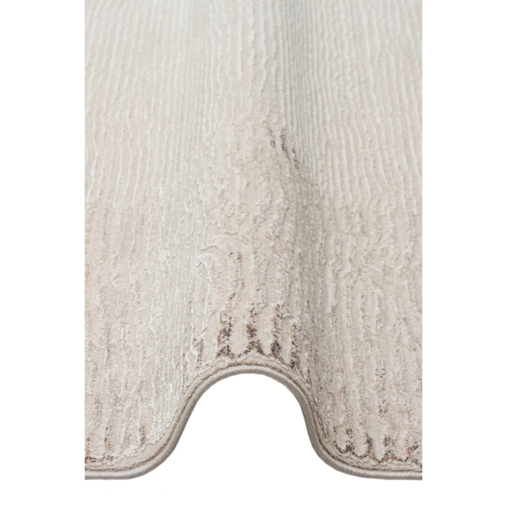 Eko Halı Mahal Mood 04 Beige Polyester Akrilik Klasik Desenli Premium Salon Halısı