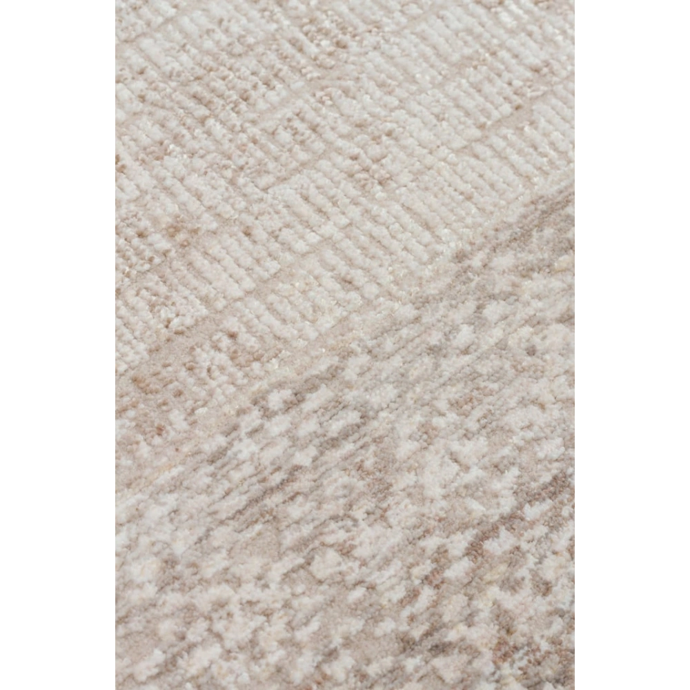 Eko Halı Mahal Mood 05 Beige Grey Polyester Akrilik Klasik Desenli Premium Salon Halısı