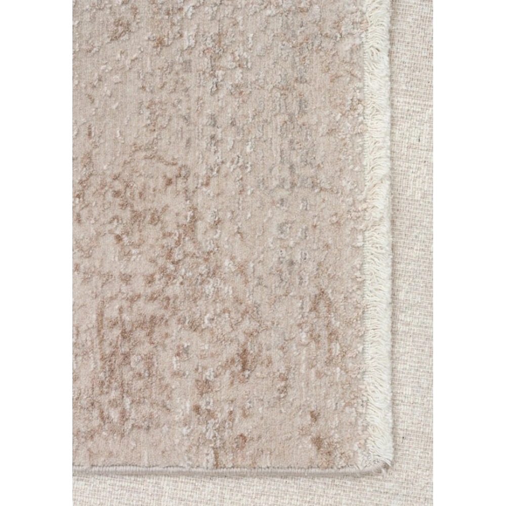 Eko Halı Mahal Mood 05 Beige Grey Polyester Akrilik Klasik Desenli Premium Salon Halısı
