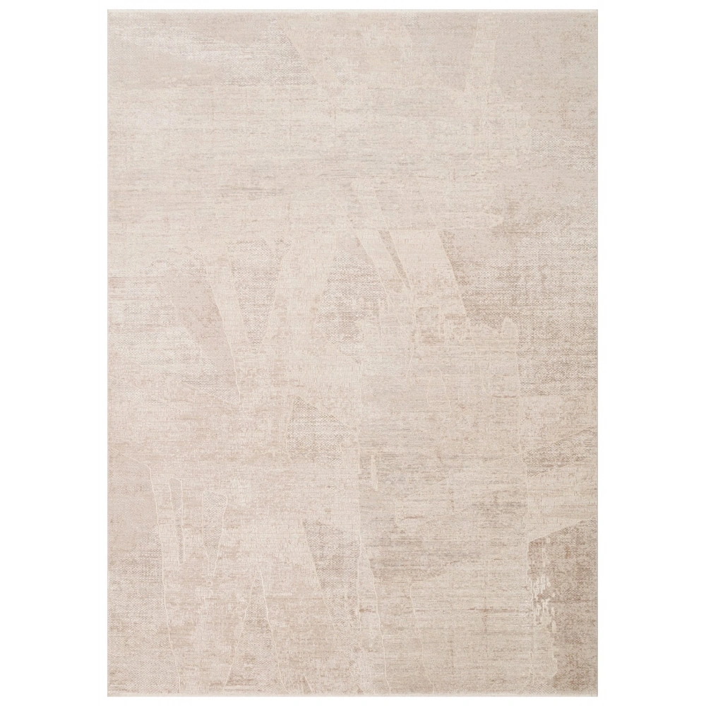 Eko Halı Mahal Mood 05 Beige Grey Polyester Akrilik Klasik Desenli Premium Salon Halısı