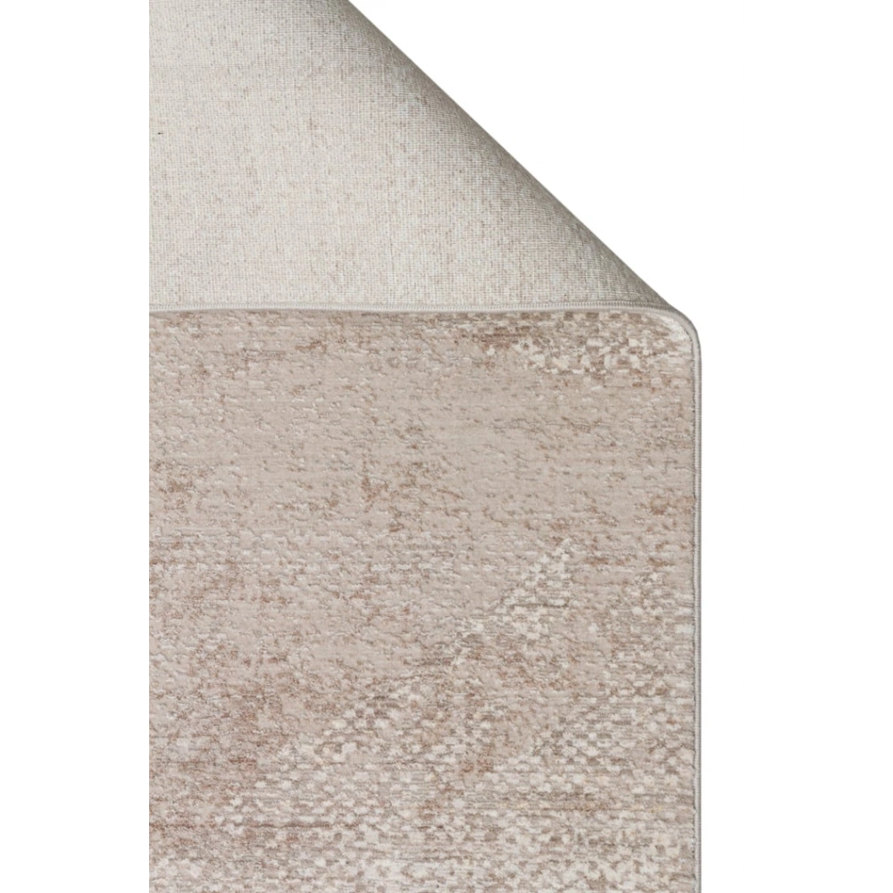 Eko Halı Mahal Mood 05 Beige Grey Polyester Akrilik Klasik Desenli Premium Salon Halısı