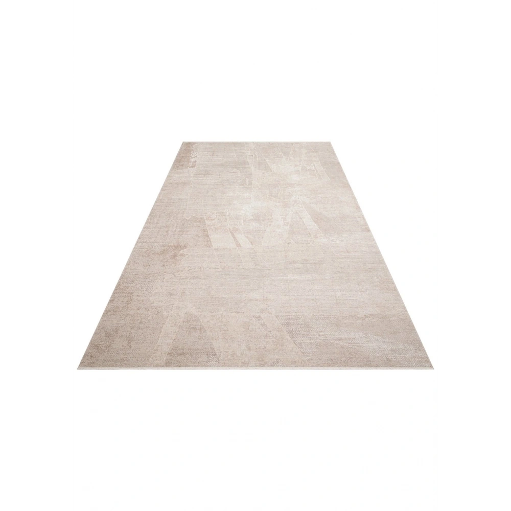 Eko Halı Mahal Mood 05 Beige Grey Polyester Akrilik Klasik Desenli Premium Salon Halısı