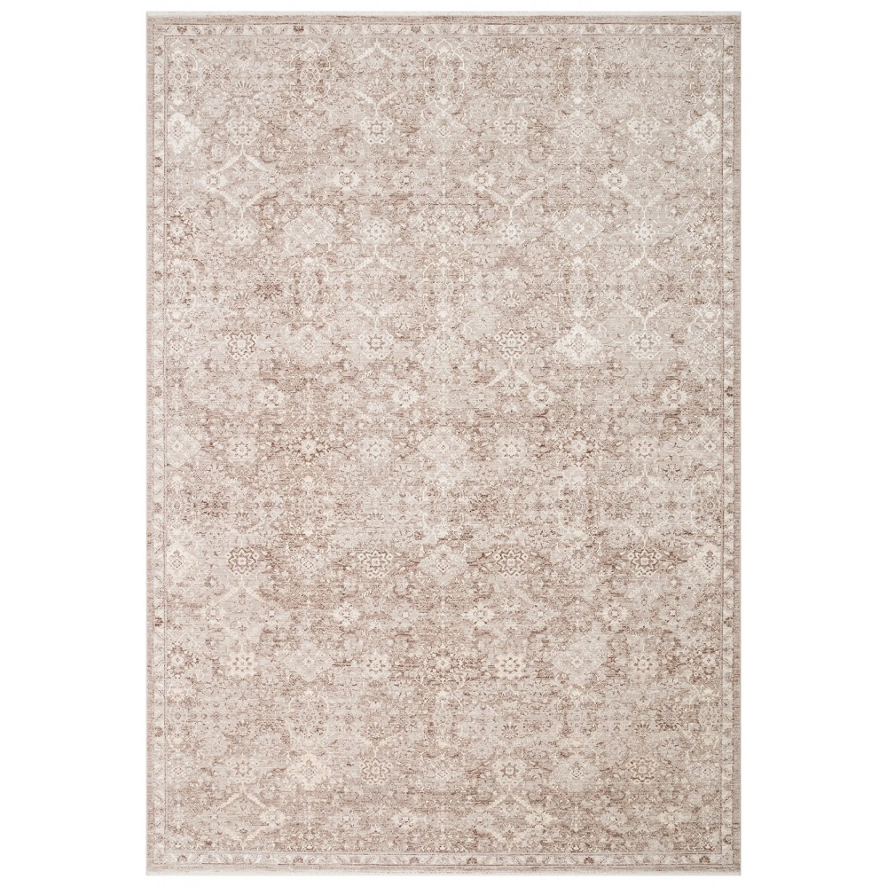 Eko Halı Mahal Mood 07 Beige Polyester Akrilik Klasik Desenli Premium Salon Halısı