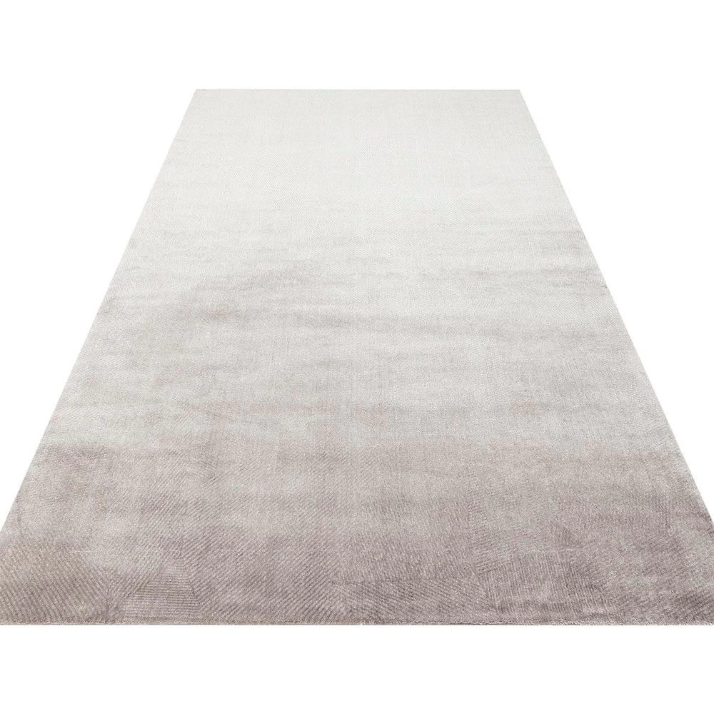 Eko Halı Majesty MJ 04 Sky Grey Düz Desenli El Emeği ile Özel Tezgahlarda Üretilen Yün Viskon Tencel Uşak Halısı