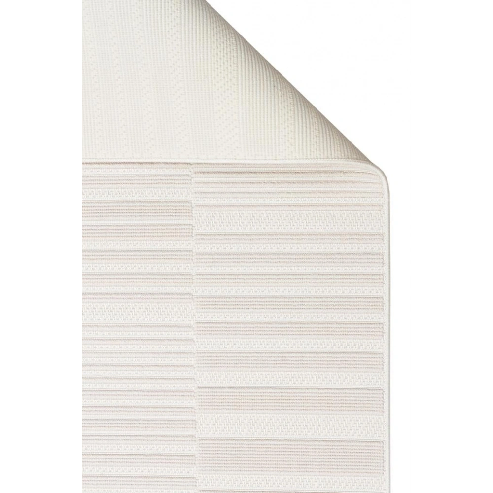 Eko Halı Mono Loop 01 Beige Sisal Görünümlü Bukleli Kaymaz Tabanlı Yıkanabilir Halı