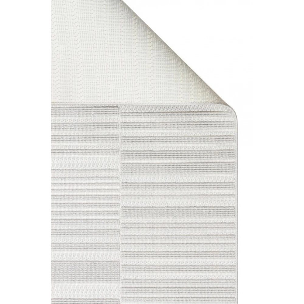 Eko Halı Mono Loop 01 Grey Sisal Görünümlü Bukleli Kaymaz Tabanlı Yıkanabilir Halı