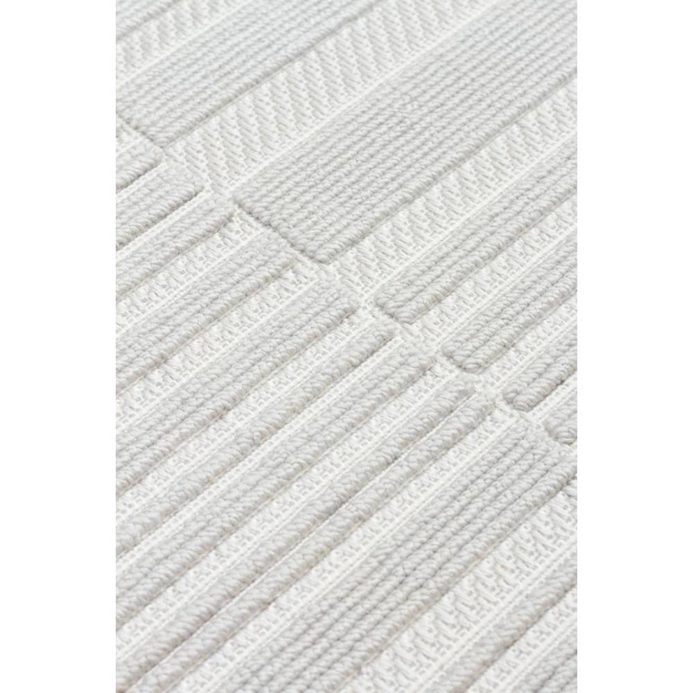 Eko Halı Mono Loop 01 Grey Sisal Görünümlü Bukleli Kaymaz Tabanlı Yıkanabilir Halı
