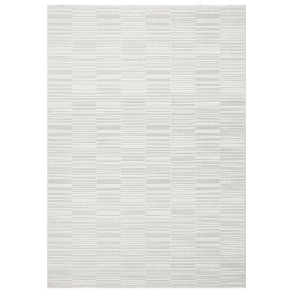 Eko Halı Mono Loop 01 Grey Sisal Görünümlü Bukleli Kaymaz Tabanlı Yıkanabilir Halı