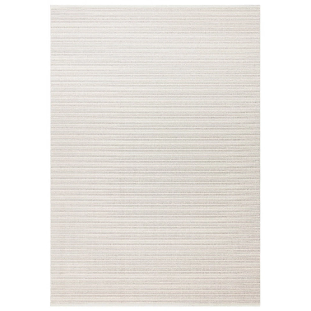 Eko Halı Mono Loop 03 Cream Beige Sisal Görünümlü Bukleli Kaymaz Tabanlı Yıkanabilir Halı