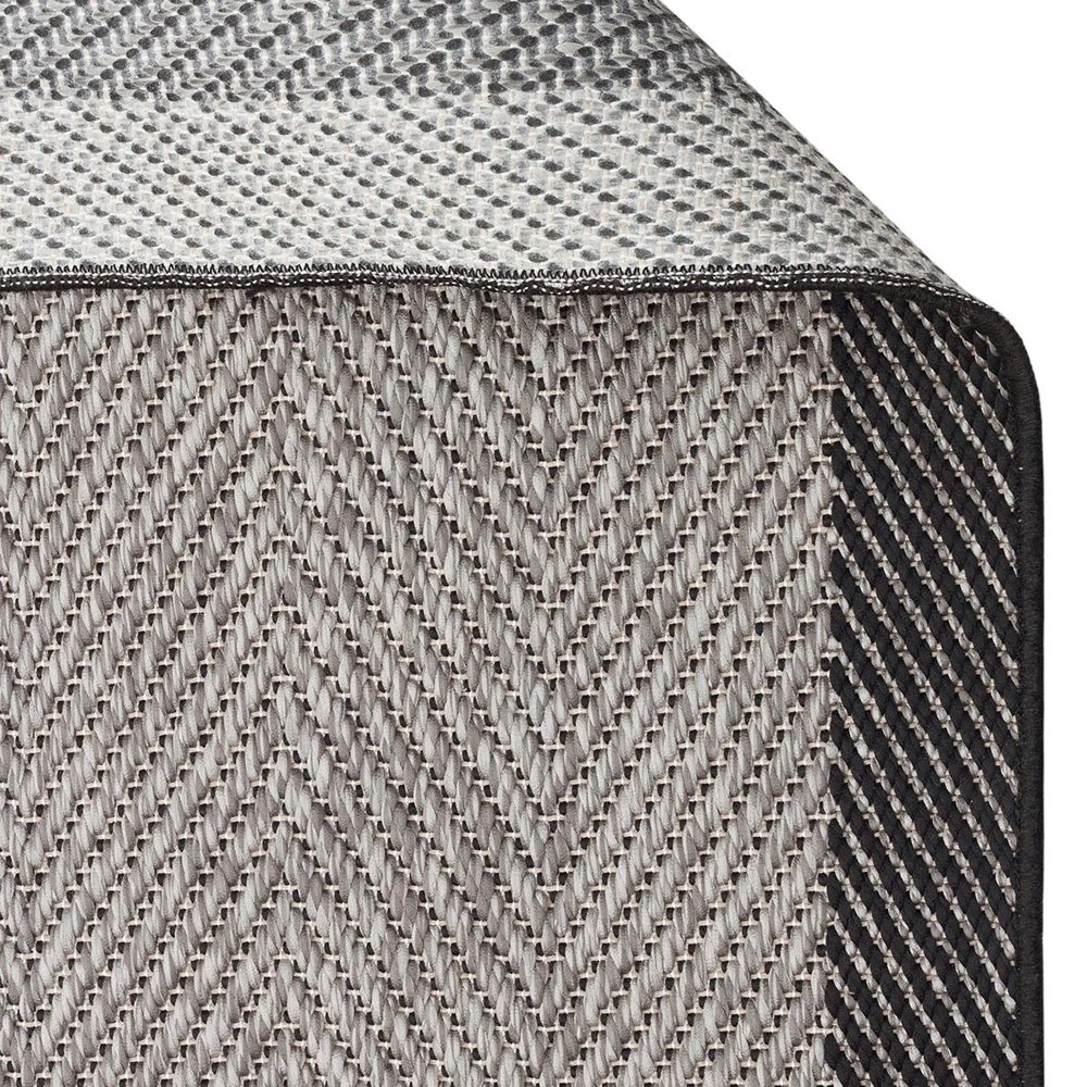 Eko Halı Mono MNO 02 Dark Grey Kaymaz Tabanlı Kilim