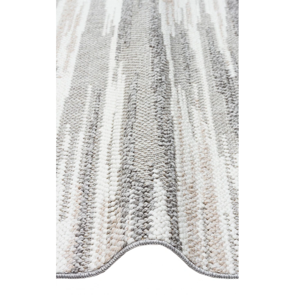 Eko Halı Motto MOT 01 Gri Beyaz İskandinav Halı