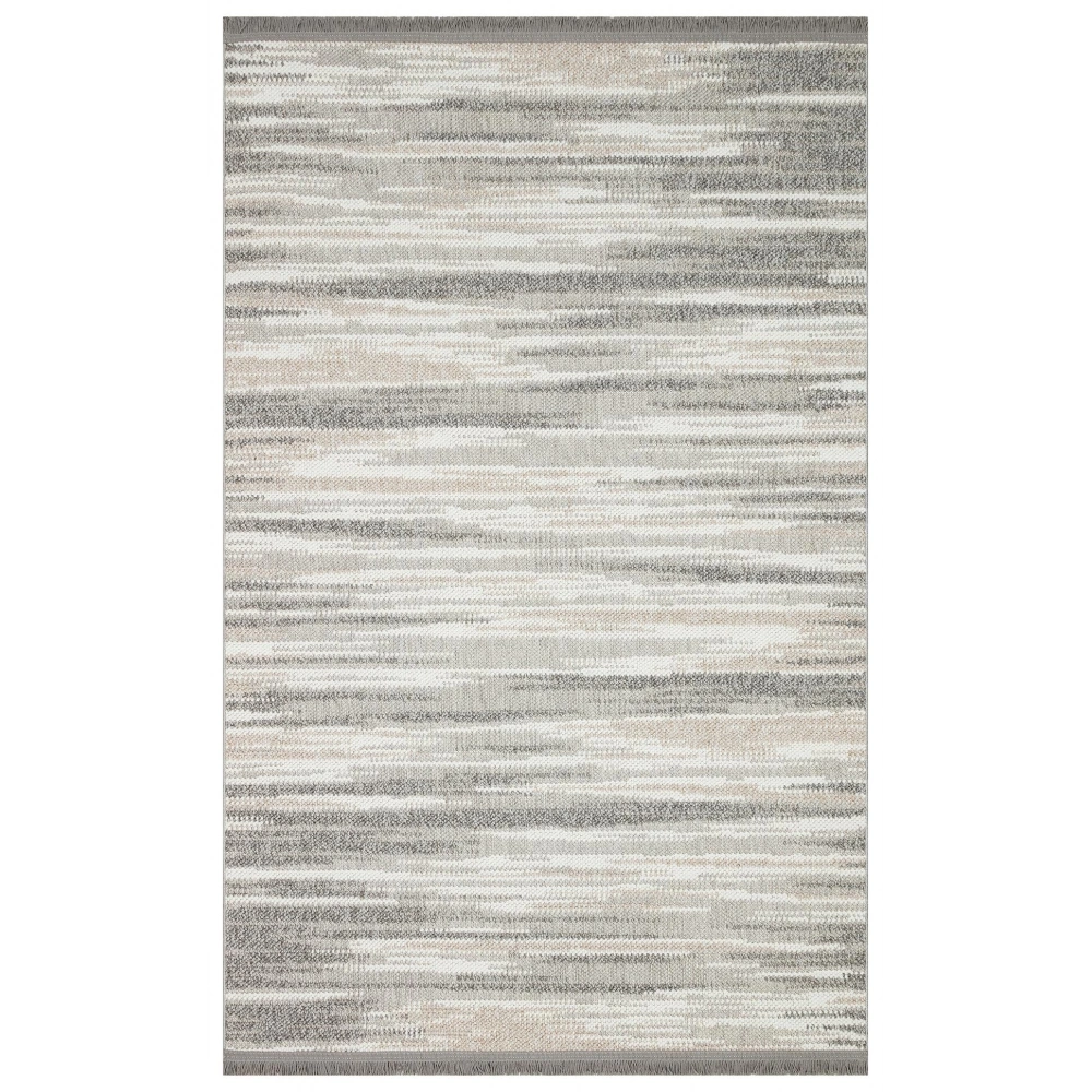 Eko Halı Motto MOT 01 Gri Beyaz İskandinav Halı