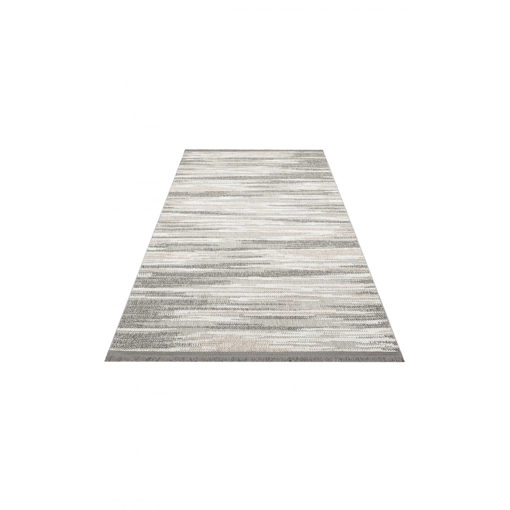 Eko Halı Motto MOT 01 Gri Beyaz İskandinav Halı