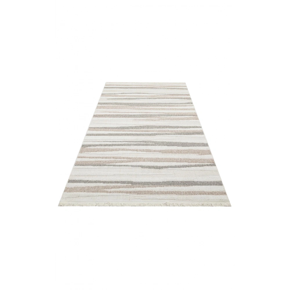 Eko Halı Motto MOT 02 White Bej İskandinav Halı