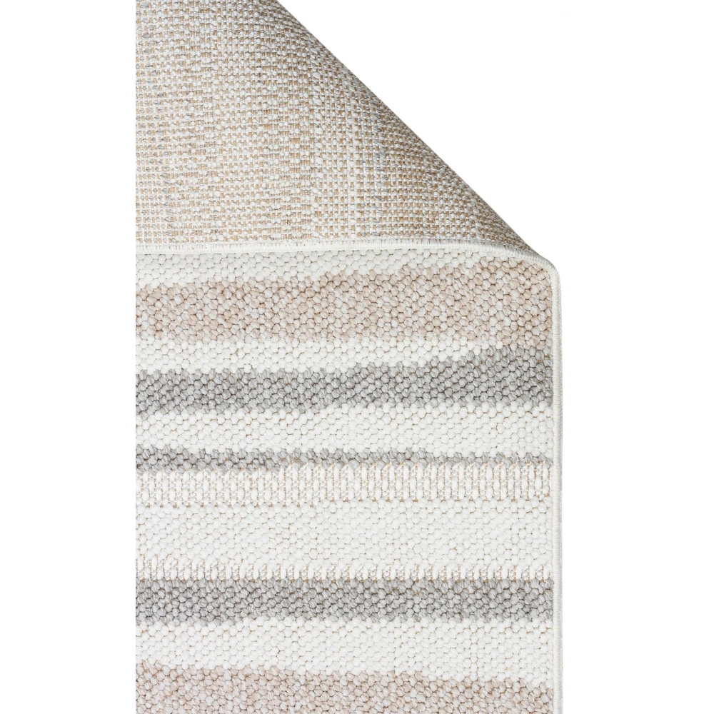 Eko Halı Motto MOT 02 White Bej İskandinav Halı