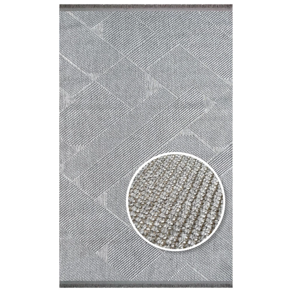 Eko Halı Motto MOT 10 Grey İskandinav Halı