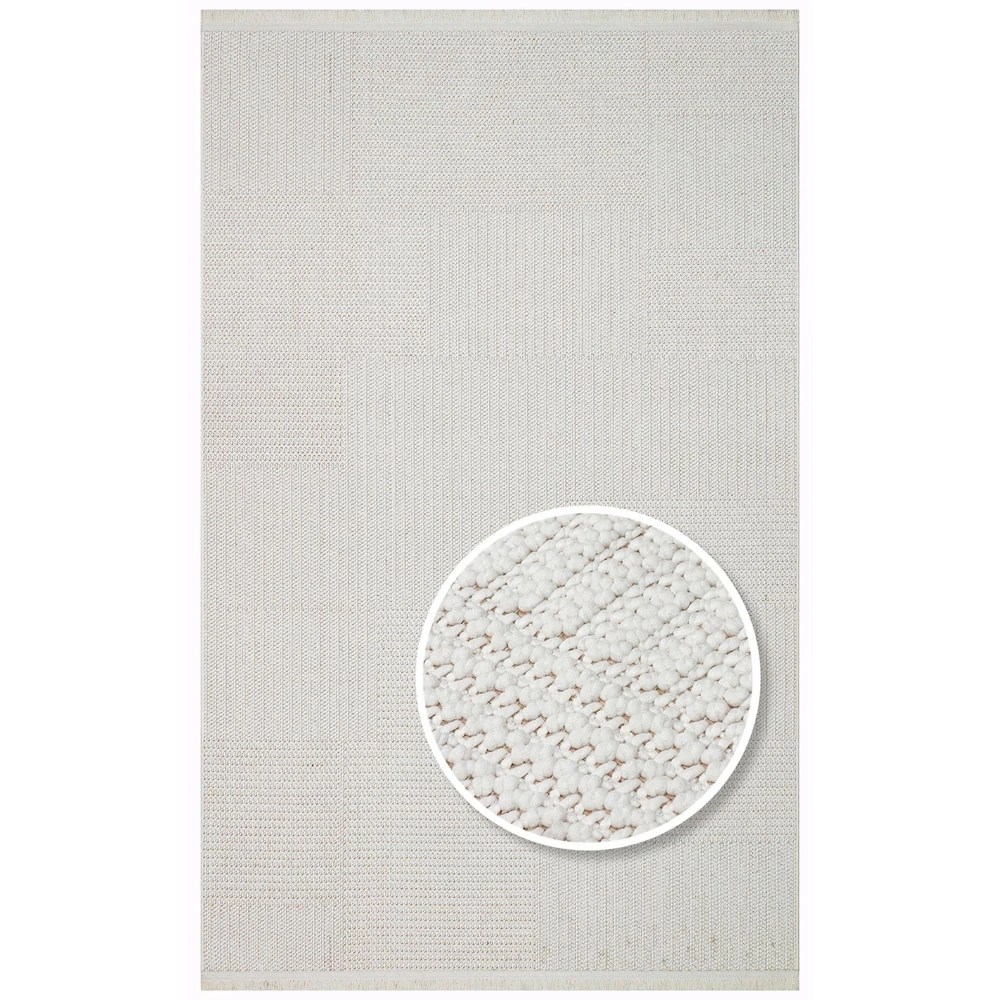 Eko Halı Motto MOT 11 White İskandinav Halı