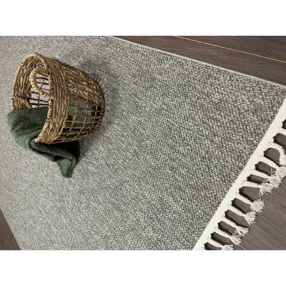 Eko Halı Motto MOT Plain Gri İskandinav Halı