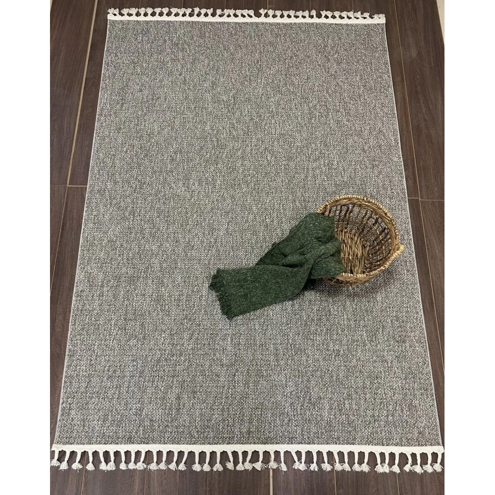 Eko Halı Motto MOT Plain Gri İskandinav Halı