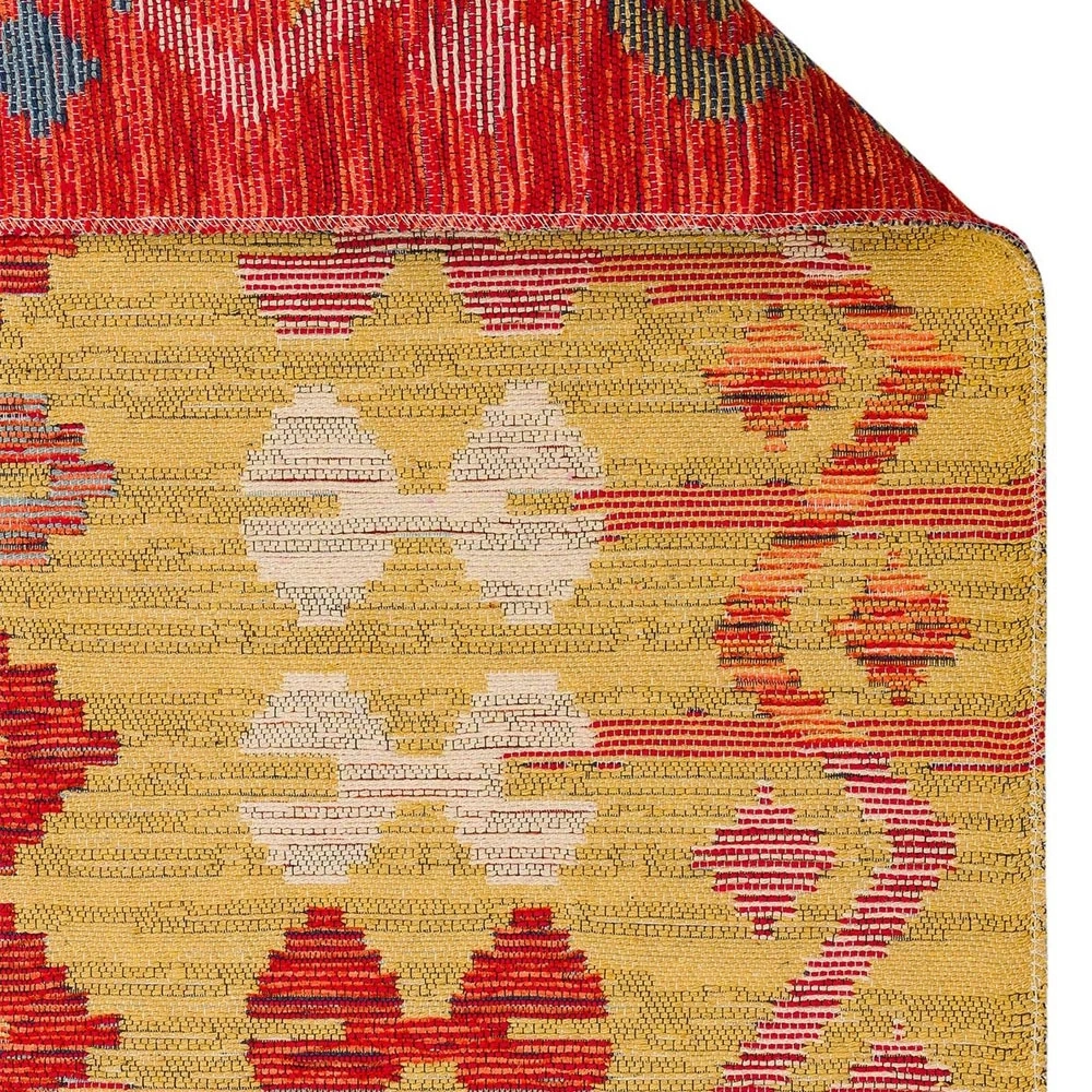 Eko Halı Nomad Kilim NMD 03 Red Yıkanabilir Kilim