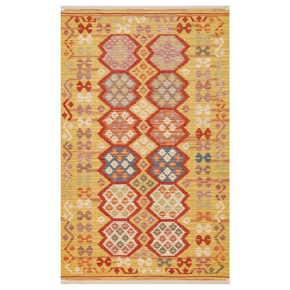 Eko Halı Nomad Kilim NMD 03 Red Yıkanabilir Kilim