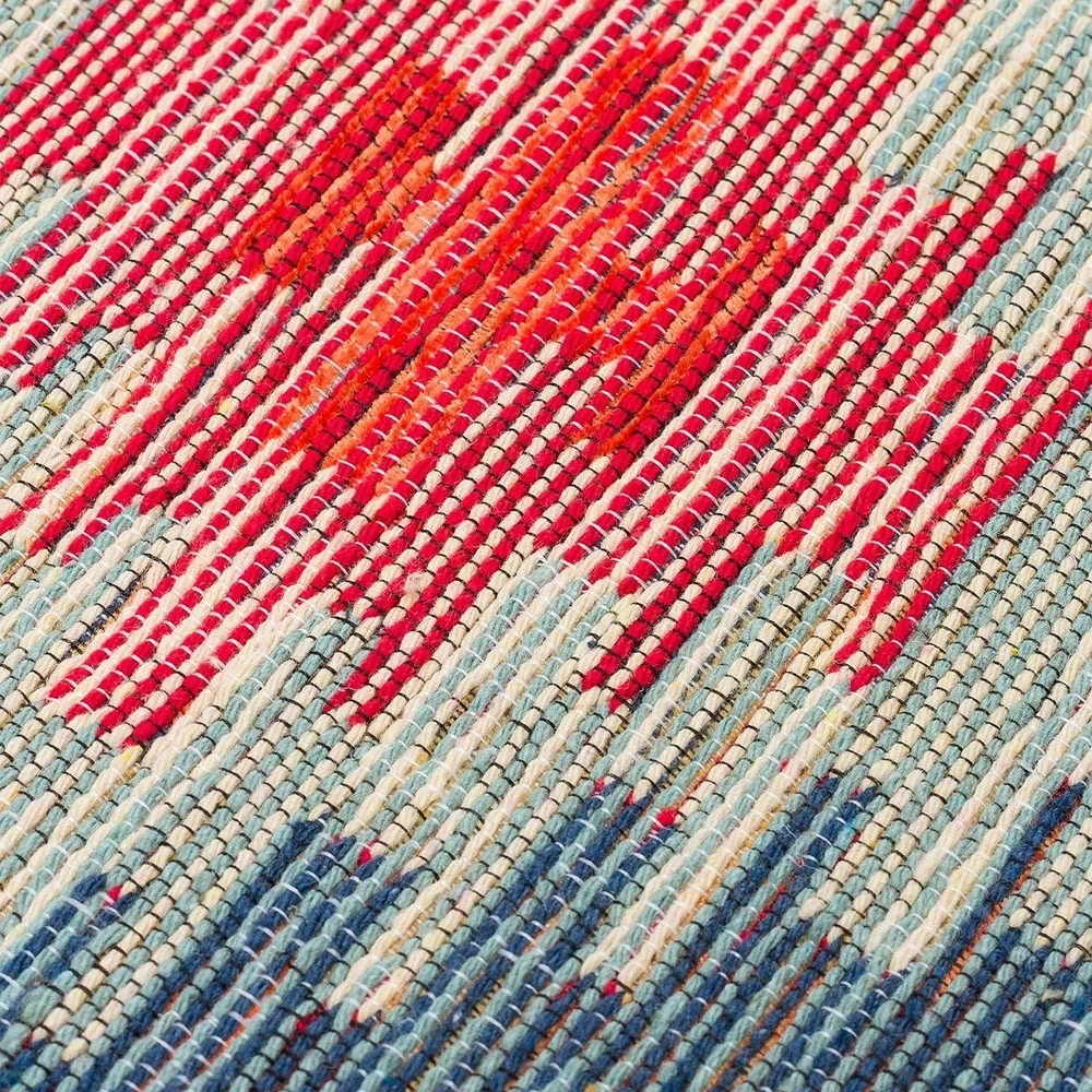 Eko Halı Nomad Kilim NMD 04 Navy Yıkanabilir Kilim