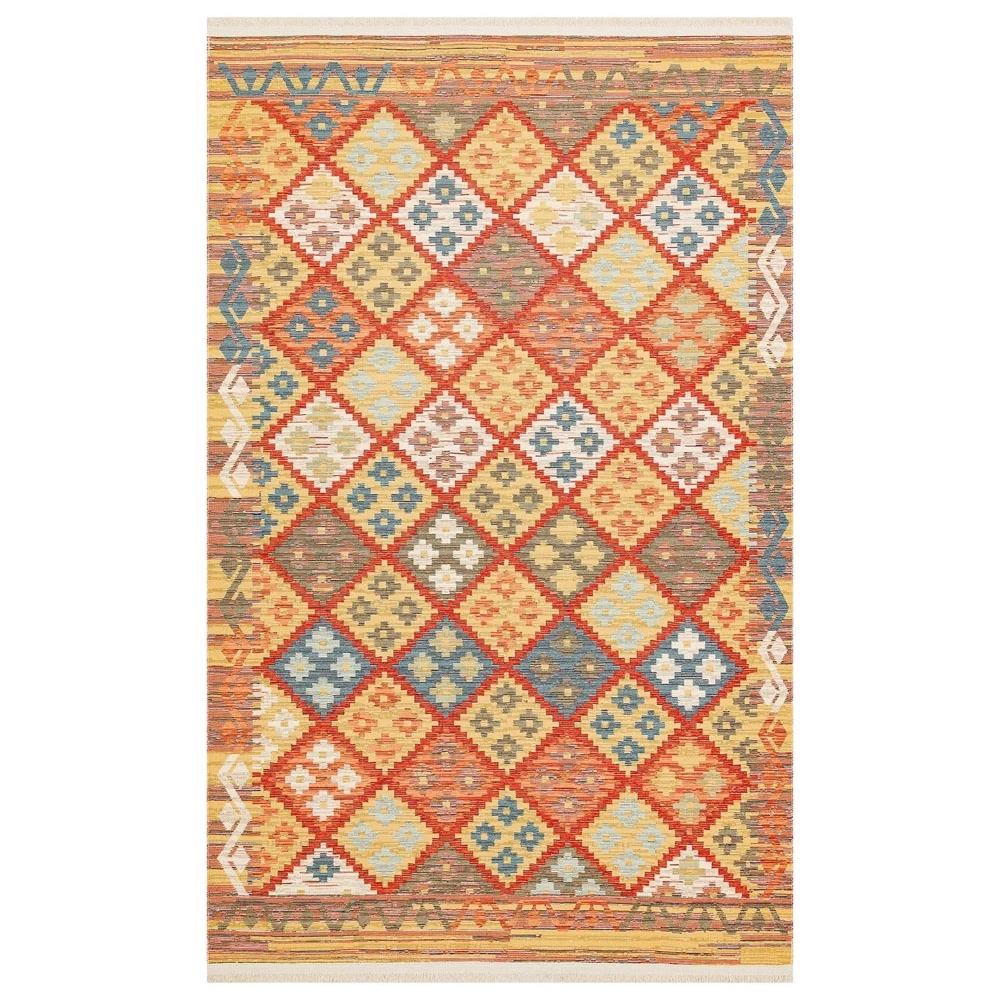 Eko Halı Nomad Kilim NMD 05 Terra Yıkanabilir Kilim