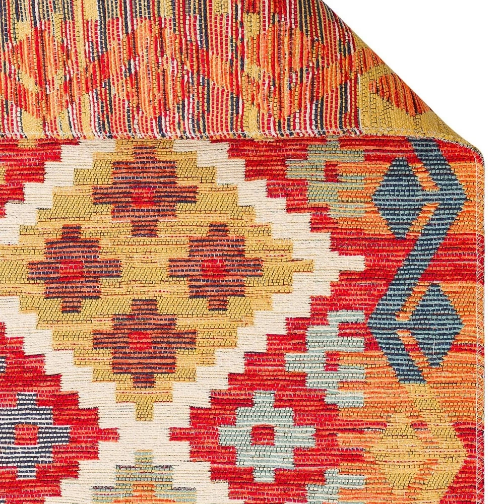 Eko Halı Nomad Kilim NMD 05 Terra Yıkanabilir Kilim