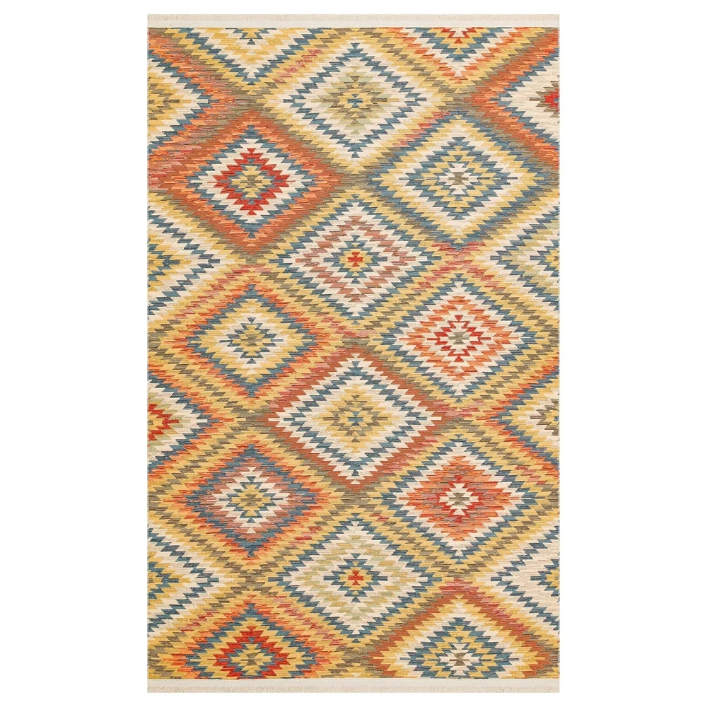 Eko Halı Nomad Kilim NMD 07 Terra Yıkanabilir Kilim