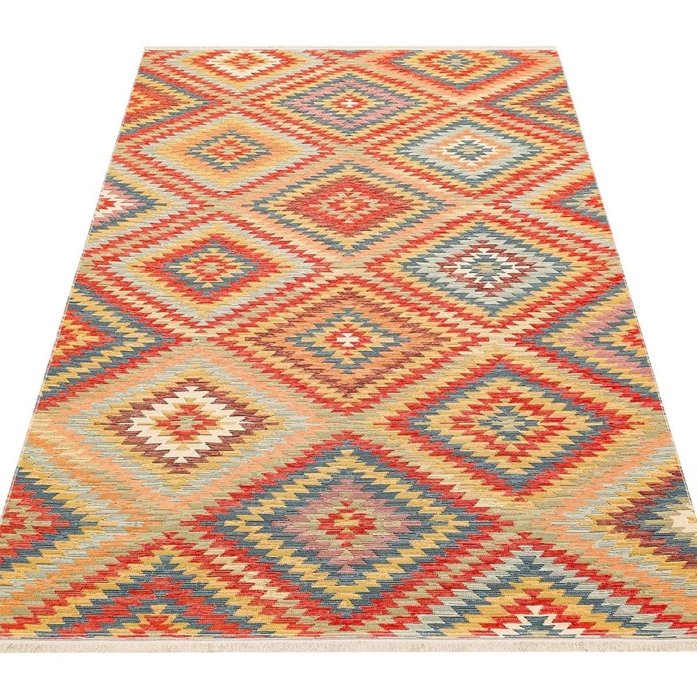 Eko Halı Nomad Kilim NMD 07 Terra Yıkanabilir Kilim