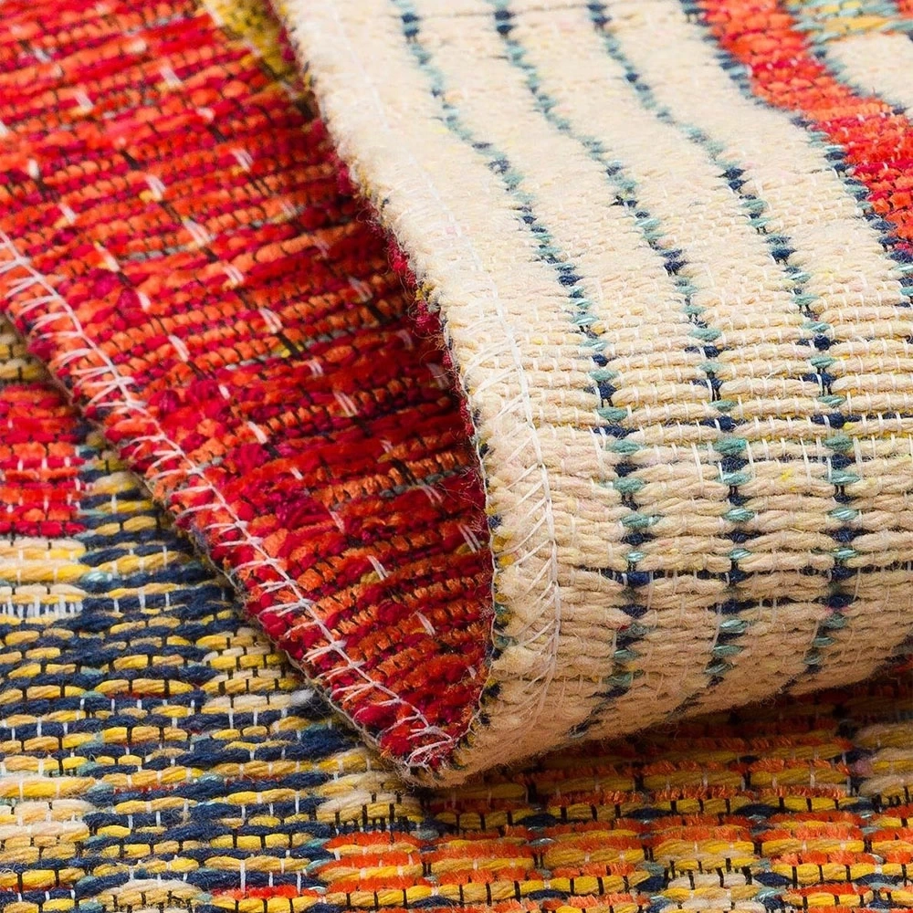 Eko Halı Nomad Kilim NMD 10 Red Yıkanabilir kilim