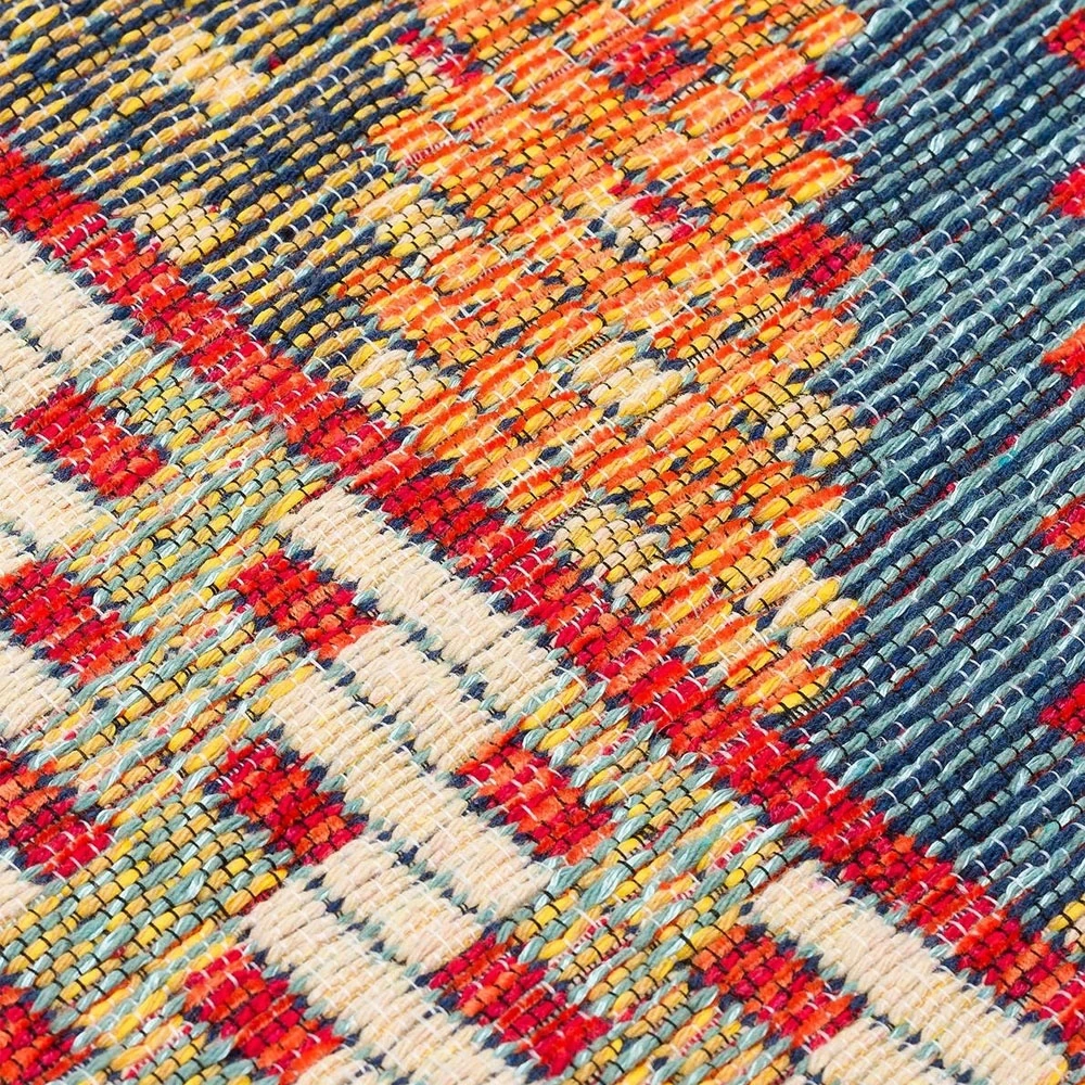 Eko Halı Nomad Kilim NMD 10 Red Yıkanabilir kilim