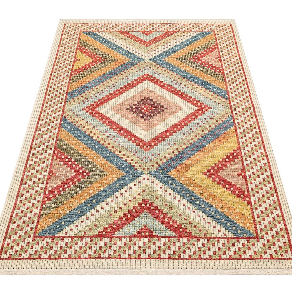 Eko Halı Nomad Kilim NMD 10 Red Yıkanabilir kilim