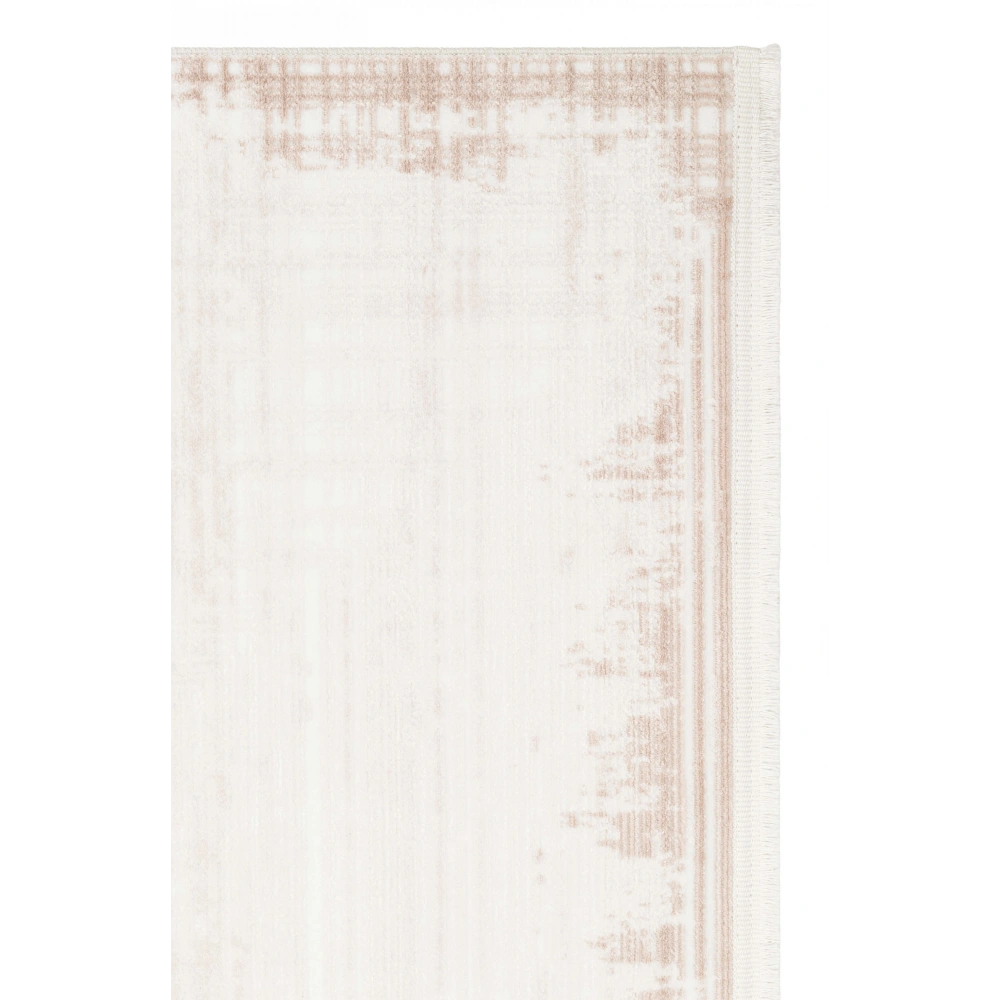 Eko Halı Pera 01 Beige Akrilik Yıkanabilir Kaymaz Tabanlı Modern Halı