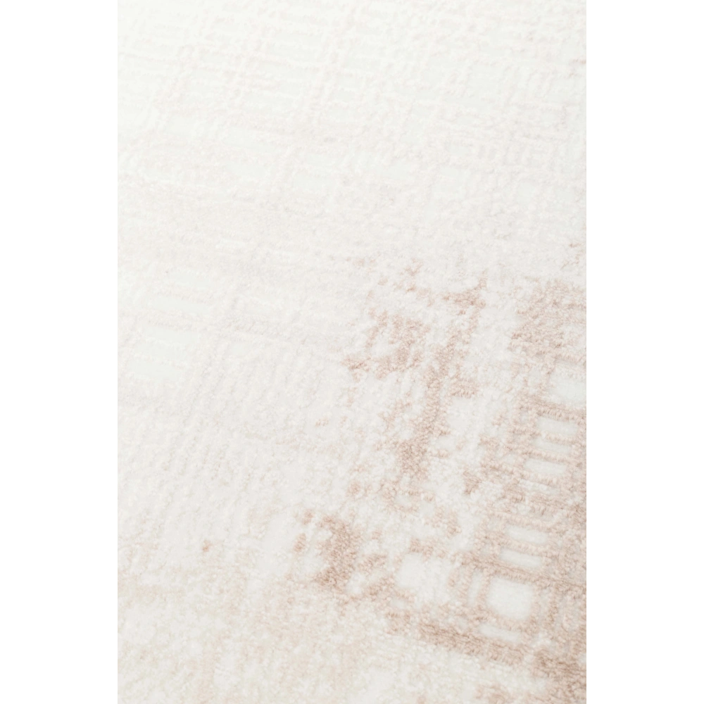 Eko Halı Pera 01 Beige Akrilik Yıkanabilir Kaymaz Tabanlı Modern Halı