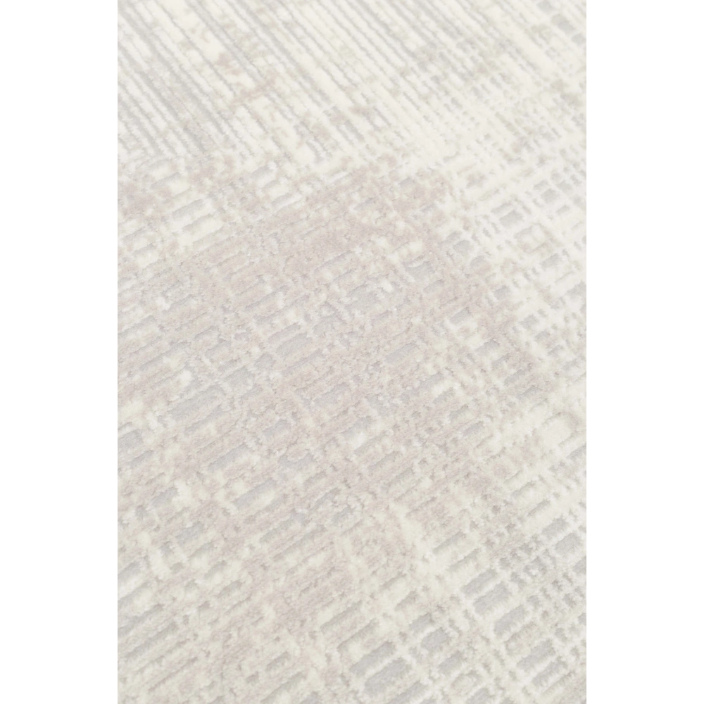 Eko Halı Pera 01 Grey Akrilik Yıkanabilir Kaymaz Tabanlı Modern Halı