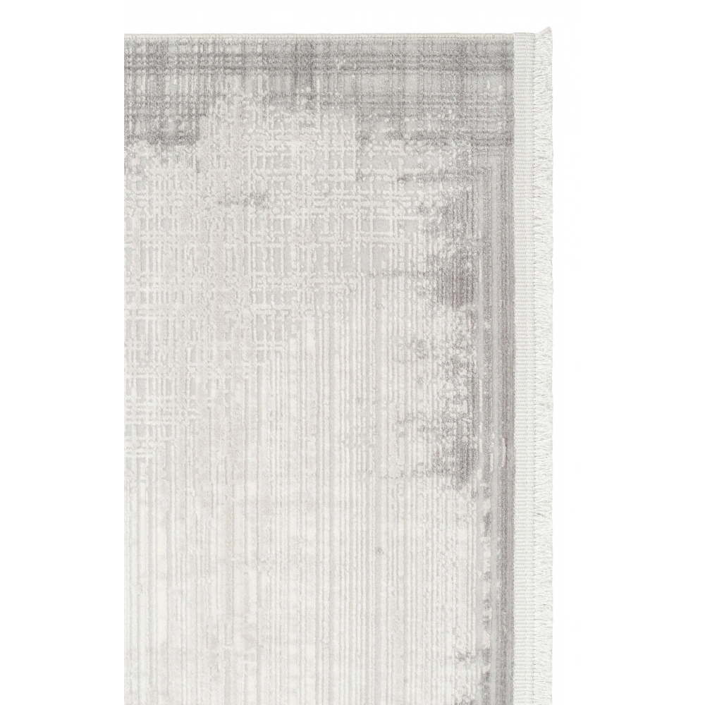 Eko Halı Pera 01 Grey Akrilik Yıkanabilir Kaymaz Tabanlı Modern Halı