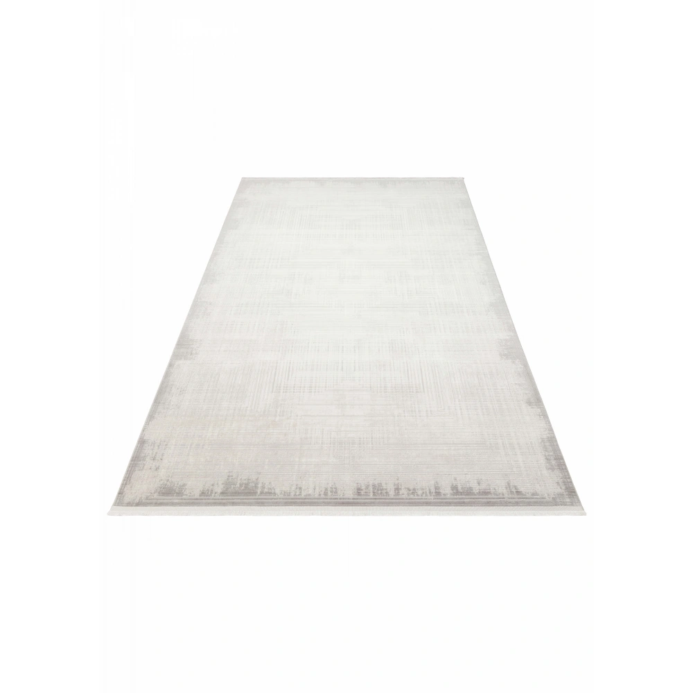 Eko Halı Pera 01 Grey Akrilik Yıkanabilir Kaymaz Tabanlı Modern Halı