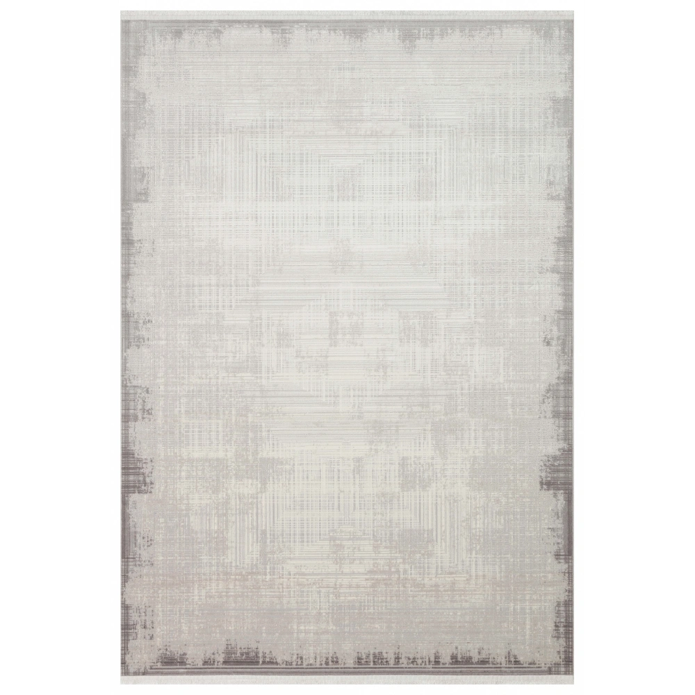 Eko Halı Pera 01 Grey Akrilik Yıkanabilir Kaymaz Tabanlı Modern Halı
