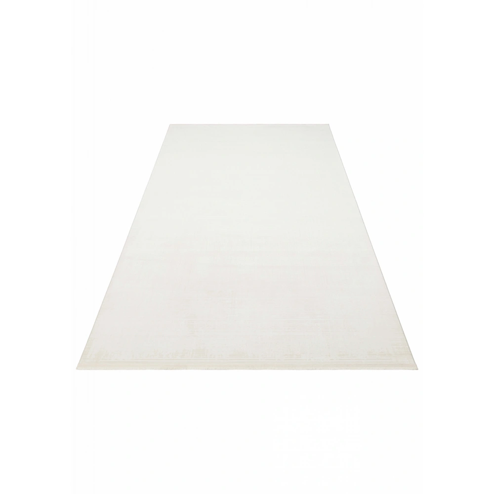 Eko Halı Pera 01 White Akrilik Yıkanabilir Kaymaz Tabanlı Modern Halı