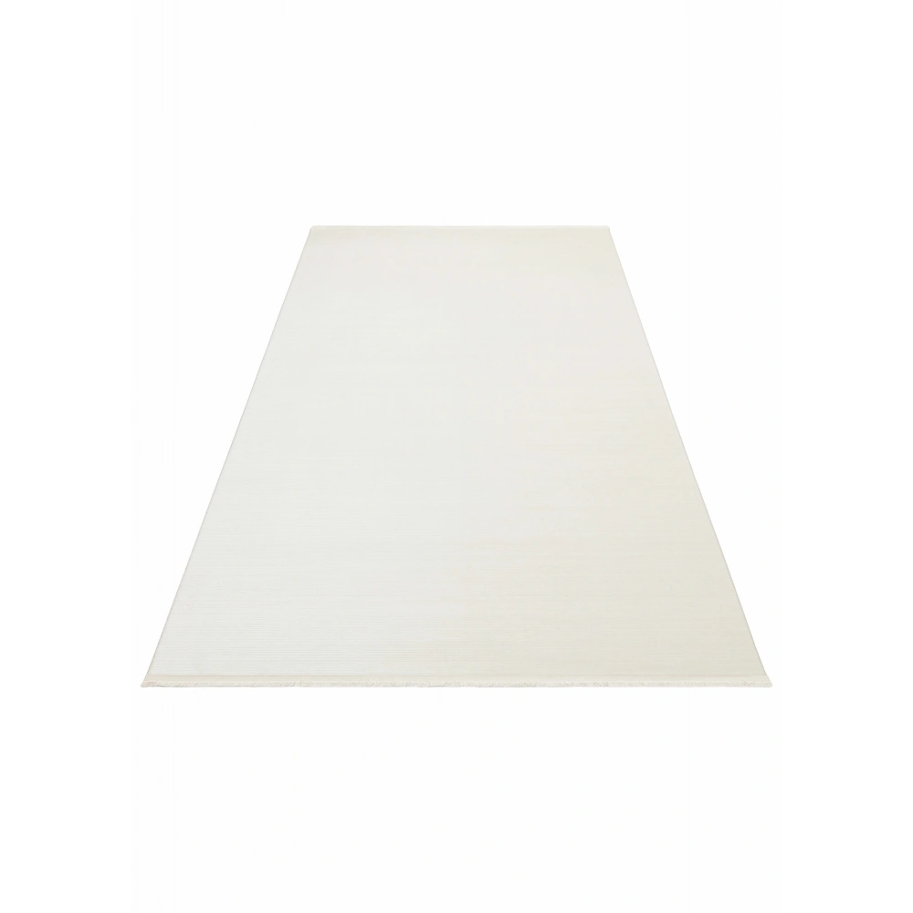 Eko Halı Pera 02 White Akrilik Yıkanabilir Kaymaz Tabanlı Modern Halı