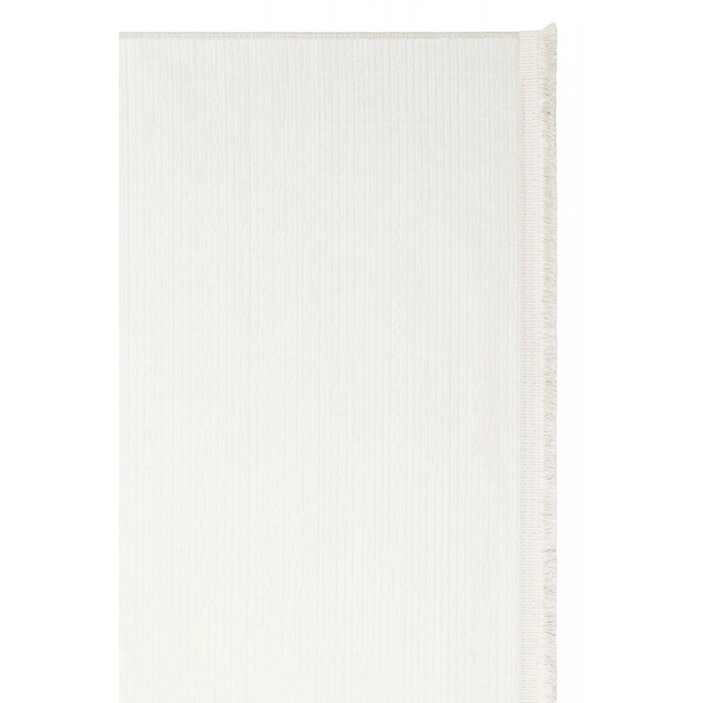 Eko Halı Pera 02 White Akrilik Yıkanabilir Kaymaz Tabanlı Modern Halı
