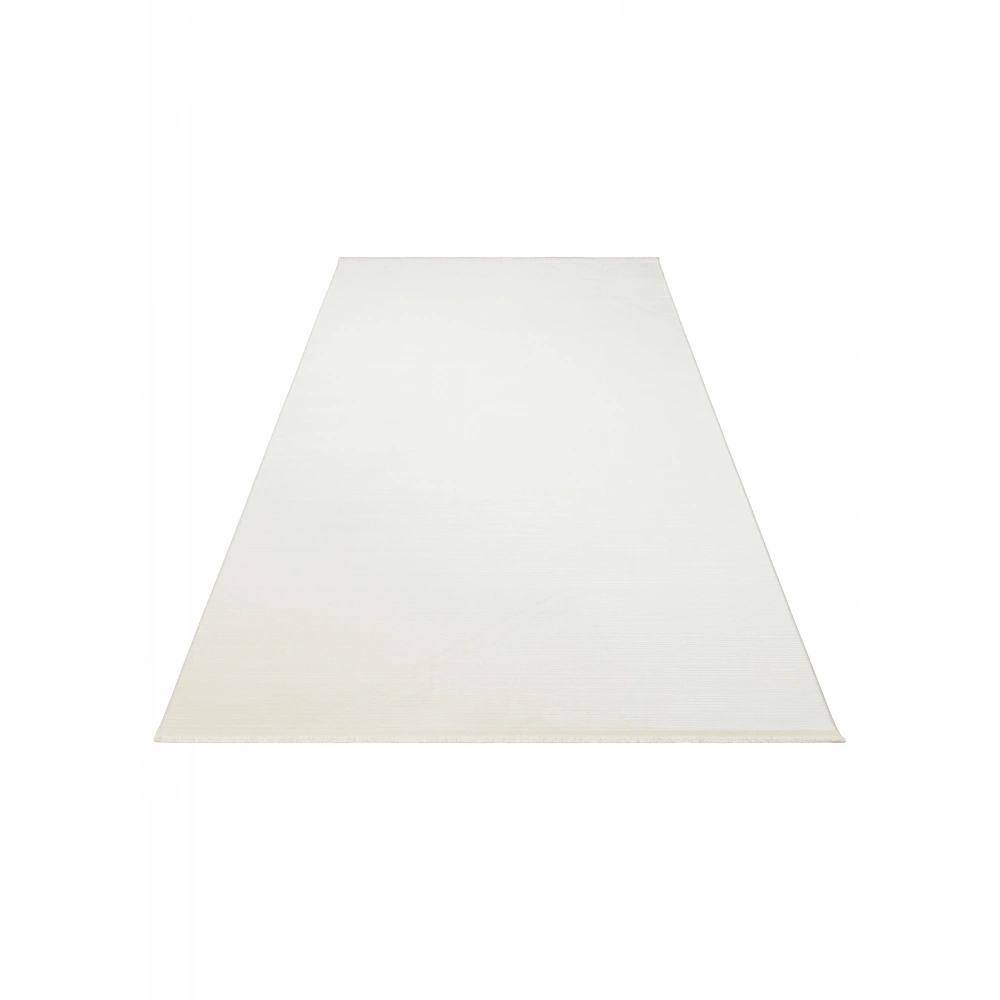 Eko Halı Pera 02 White Akrilik Yıkanabilir Kaymaz Tabanlı Modern Halı