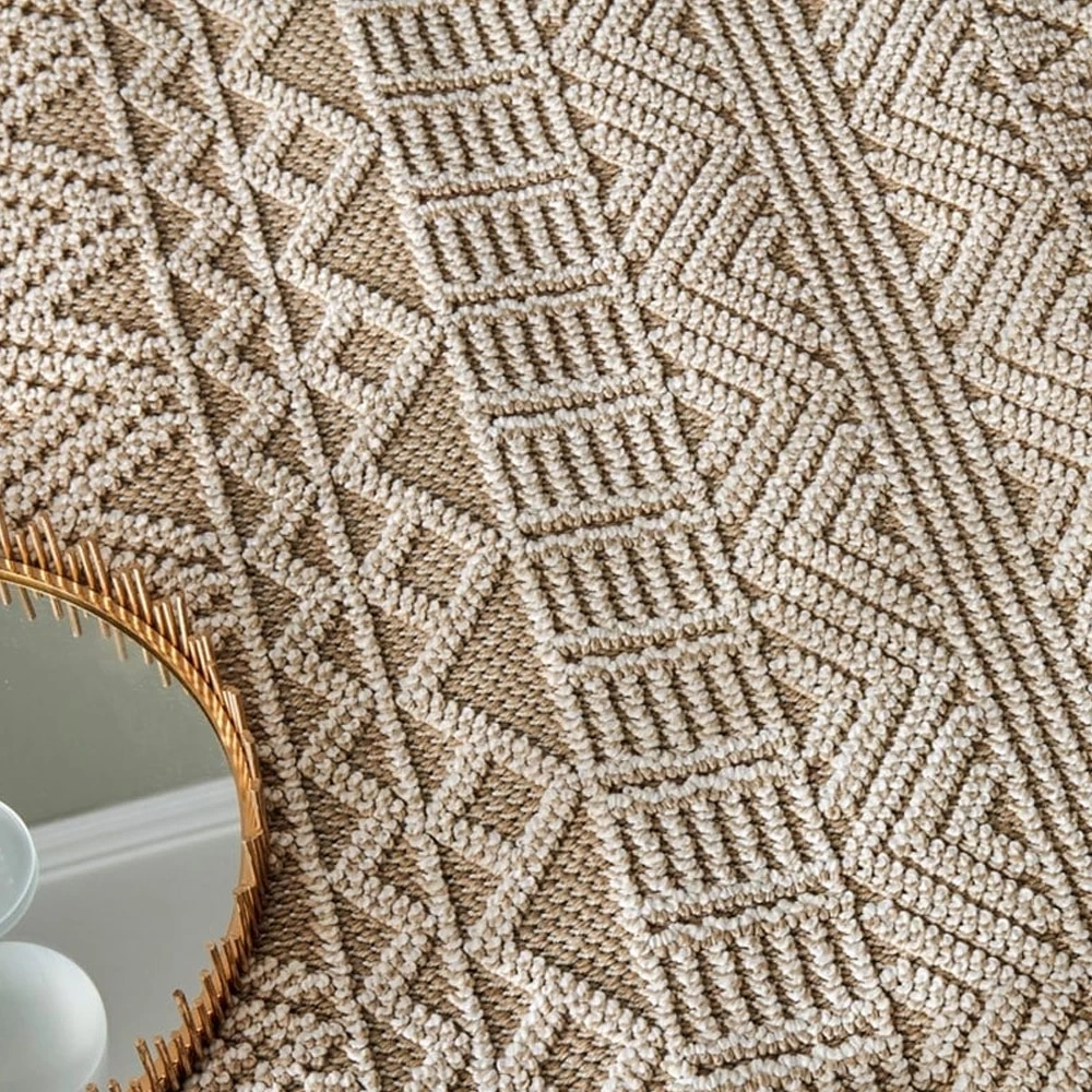 Eko Halı Soho SH 14 Beige Hav Toz Vermez Hasır Dokuma Modern Makine Halısı