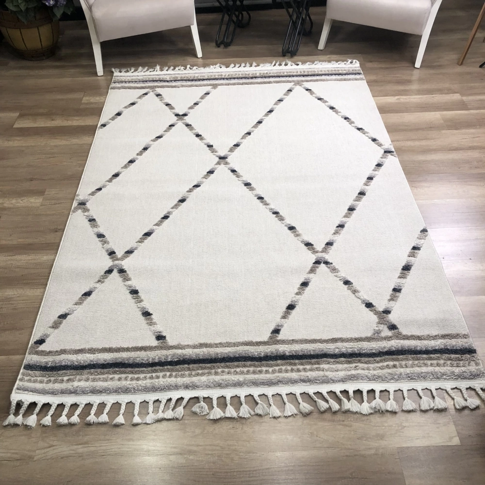 Eko Halı Terazzo TRZ 04 White Beige İskandinav Halı