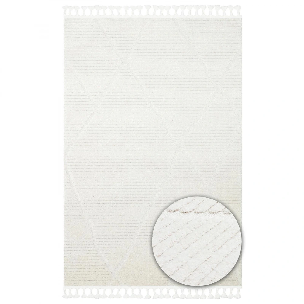 Eko Halı Terazzo TRZ 07 White İskandinav Halı