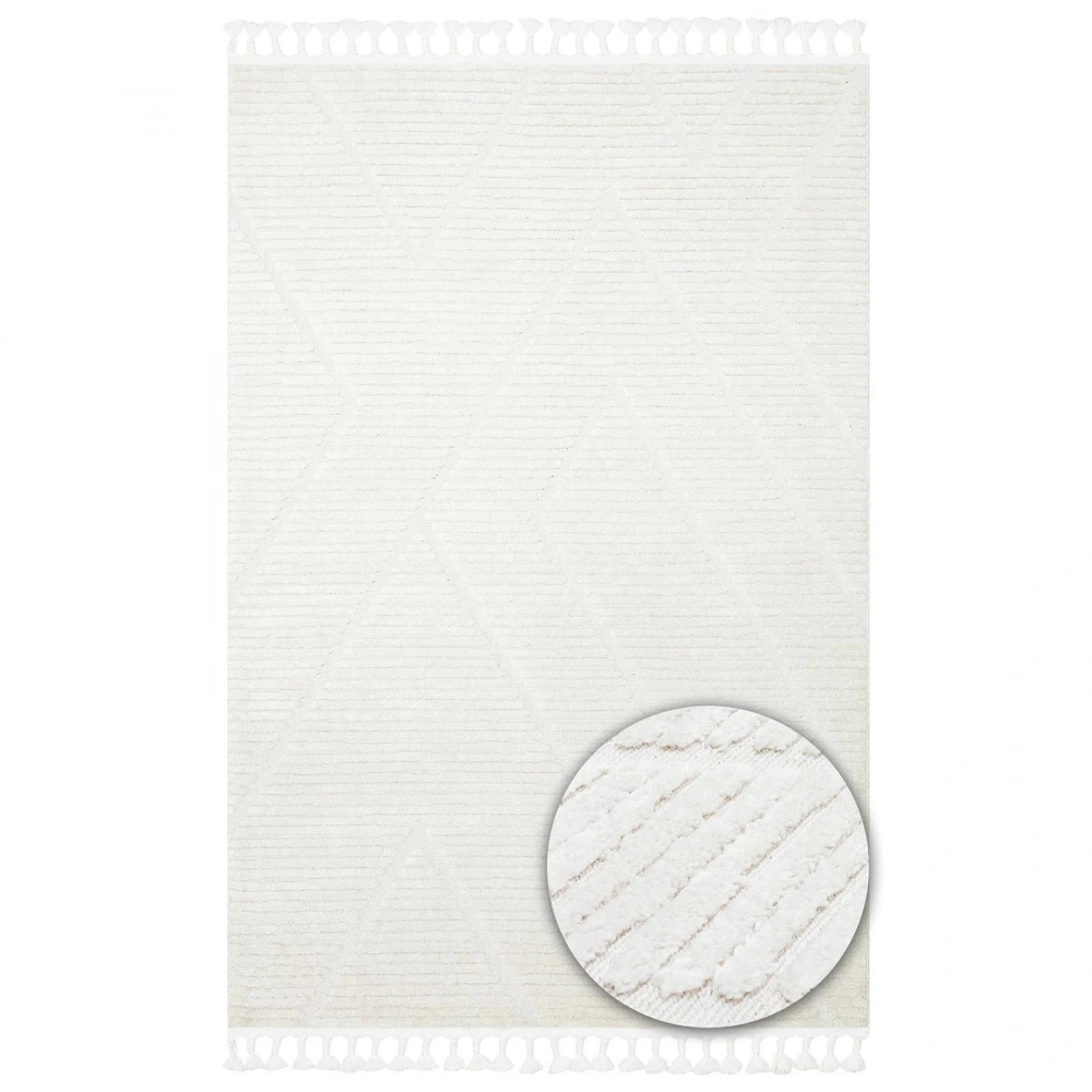 Eko Halı Terazzo TRZ 08 White İskandinav Halı