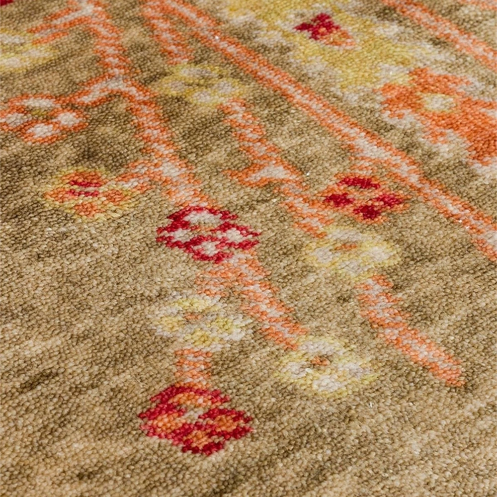 Eko Halı Zara 08 Green Autumn Modern Uşak Halısı